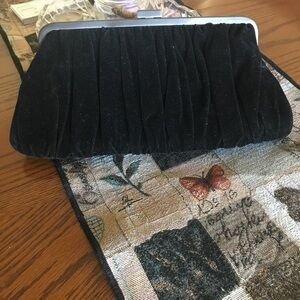 Mary Kay Velvet Black Clutch NWT